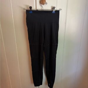 Adidas Black High-Rise Leggings with Mesh